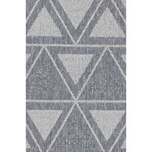 Natura Premium Kalite Kaymaz Tabanlı Doğal Yıkanabilir Kilim Oturma Odası Balkon Bahçe Mutfak Kilim Bk-103  Gri 200x300 Cm