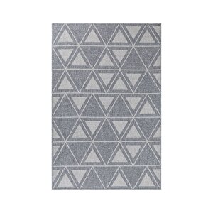 Natura Premium Kalite Kaymaz Tabanlı Doğal Yıkanabilir Kilim Oturma Odası Balkon Bahçe Mutfak Kilim Bk-103  Gri 200x300 Cm