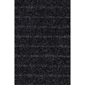 Natura Premium Kalite Kaymaz Tabanlı Doğal Yıkanabilir Kilim Oturma Odası Balkon Bahçe Mutfak Kilim Bk-104 Antrasit 80x150 Cm