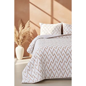 Maria Çift Kişilik Kortlu Kapitone Yatak Örtüsü Takımı 3 Parça Uyku Seti