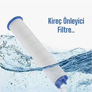 Kireç Önleyici Özellikli,su Tasarruflu,yüksek Basınç Özellikli Duş Başlığı Ve 4 Adet Yedek Filtre