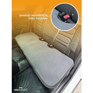 Meka Part Oto Koltuk Koruyucu Kılıf 5 Parça Universal Füme 2+3 %100 Pamuk Füme
