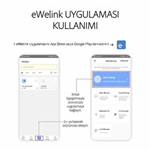 Tomzn Akıllı Voltaj ve Akım Koruma Rölesi, WiFi Özellikli Dahili Enerji Ölçer 63A eWelink Uyumlu