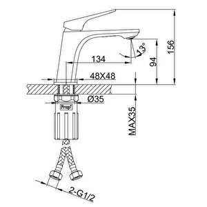 F1087-9 Antirasit Banyo Bataryası