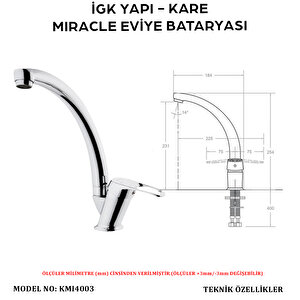 İgk Yapi – Kare Kmi4003 Miracle Eviye Bataryası