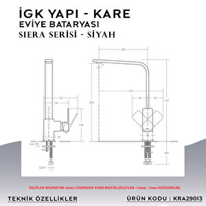 İgk Yapi – Kare Kra29013 Siera Eviye Bataryası