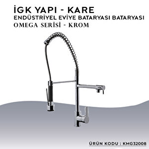 İgk Yapi – Kare Kmg32008 Omega Endüstriyel Eviye Bataryası
