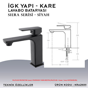 İgk Yapi – Kare Kra29011 Siera Lavabo Bataryası