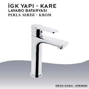 İgk Yapi – Kare Kpe41001 Perla Lavabo Bataryası