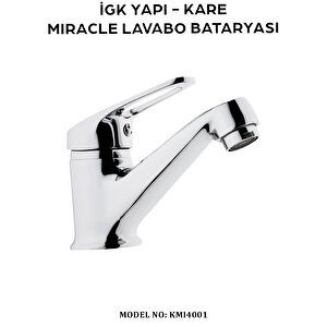 İgk Yapi – Kare Kmi4001 Miracle Lavabo Bataryası