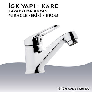 İgk Yapi – Kare Kmi4001 Miracle Lavabo Bataryası