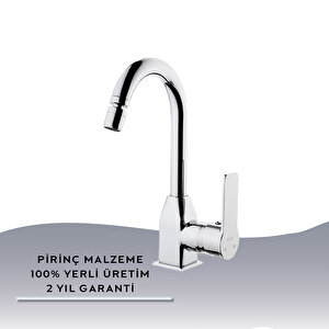 İgk Yapi – Kare Kpe41002 Perla Kuğu Lavabo Bataryası