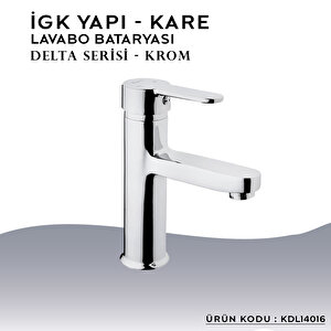 İgk Yapi – Kare Kdl14016 Delta Lavabo Bataryası