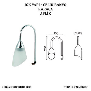 İgk Yapi - Çeli̇k Banyo Karaca Apli̇k (kr10-001)