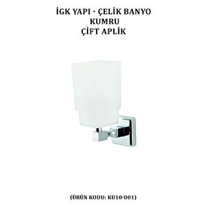 İgk Yapi - Çeli̇k Banyo Kumru Çi̇ft Apli̇k (ku10-001)