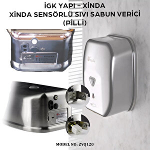 İgk Yapi – Xinda Fotoselli Pilli Sıvı Sabun Dispanseri (zyq120)