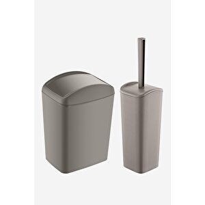 Soft Çöp Kovası Ve Wc Fırçası Terra