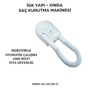 İgk Yapi – Xinda Hortumlu Saç Kurutma Makinesi (gdc100-15)