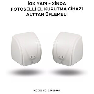 İgk Yapi – Xinda Fotoselli Alttan Üflemeli El Kurutma makinesi (gsx1800a)