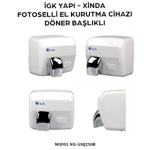 İgk Yapi – Xinda Fotoselli Döner Başlıklı El Kurutma Makinesi (gsq250b)