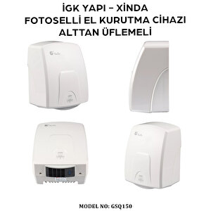 İgk Yapi – Xinda Fotoselli Alttan Üflemeli El Kurutma Makinesi (gsq150)