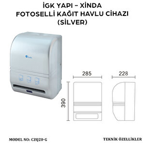 İgk Yapi – Xinda Fotoselli Silver Kağıt Havlu Makinesi (czq20-g)