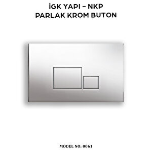 İgk Yapi - Nkp 0061 Parlak Krom Buton