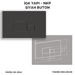 İgk Yapi - Nkp 0064 Siyah Buton
