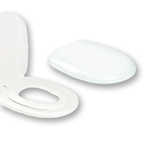İgk Yapi - Nkp 0340 Uni̇versal Yavaş Kapanan Thermoplast Klozet Kapağı (çocuk Adaptörlü)