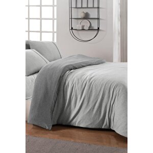 Medulas Açık Gri %50 Pamuk %50 Modal Çift Kişilik 160*200 Cm Fitted Çarşaf