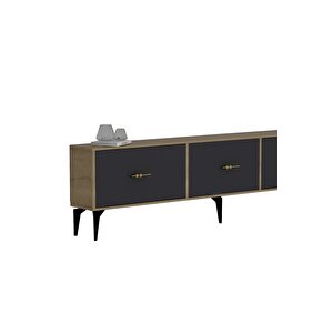 Zeusdh 180 Cm Tv Üni̇tesi̇ Takimi Safi̇rmeşe Antrasi̇t