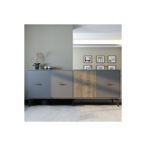 Verydh 180 Cm Konsol (kx180) Antrasi̇t Cevi̇z