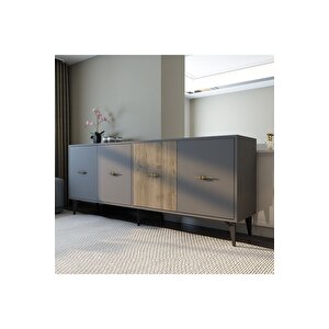 Verydh 180 Cm Konsol (kx180) Antrasi̇t Cevi̇z