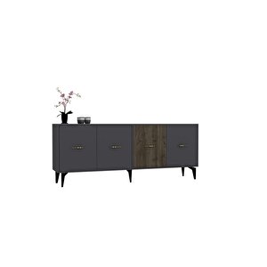 Verydh 180 Cm Konsol (kx180) Antrasi̇t Cevi̇z