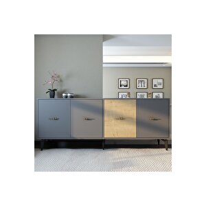 Verydh 180 Cm Konsol (kx180) Antrasi̇t Safi̇rmeşe