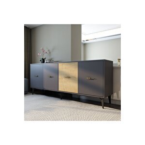 Verydh 180 Cm Konsol (kx180) Antrasi̇t Safi̇rmeşe