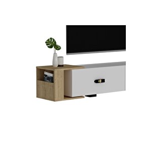Cherrydh Tv Sehpasi Beyaz Safi̇rmeşe