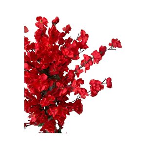 Beyaz Renkli̇ Saksida Sonbahar Renkli̇ 100 Cm Yapay Japon Bahardali Ağaci