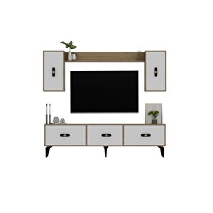 Hi̇radh 180 Cm Tv Üni̇tesi̇ Takimi Safi̇rmeşe Beyaz