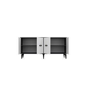 Flydh (kx) 180 Cm Konsol Antrasi̇t Beyaz