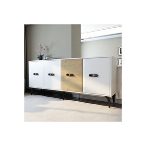 Cherrydh 180 Cm Konsol(kx180) Beyaz Safi̇rmeşe
