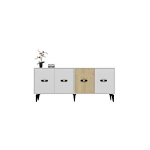 Cherrydh 180 Cm Konsol(kx180) Beyaz Safi̇rmeşe