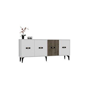 Cherrydh 180 Cm Konsol(kx180) Beyaz Cevi̇z