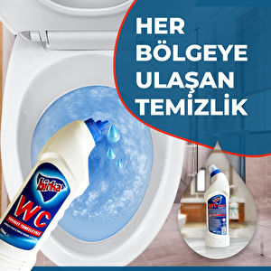 Wc Tuvalet Ve Pisuvar Temizleyici 15 Adet X 750 Ml - Güçlü Pas Ve Kireç Çözücü, Tuvalet Hijyeninde Üstün Performans