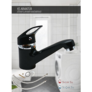 Lavabo Batarya Siyah