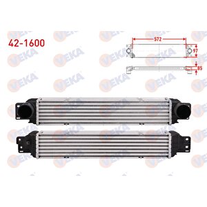 Turbo Radyatoru (intercooler) Chevrolet Captiva (c100) 2.0 D 4x4 2006-2012