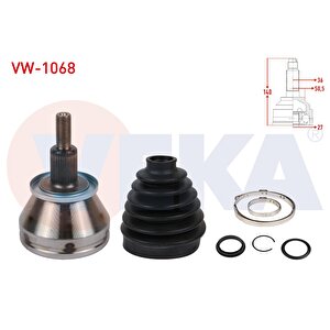 Aks Kafasi Sol-sag On Dis 36x27x50,5 Uzunluk 140mm Polo 1.2 Tsi-1.4 Tdi-1.6 Tdi 09-/fabia 1.4 Tsi 10-14/rapid 1.0 Tsi-1.6 Tdi/ibiza 1.9 Tdi 02-09/ibiza 1.0 Tsi-1.4 Tdi 15-17/toledo 1.4 Tdi-1.6 Tdi 12-