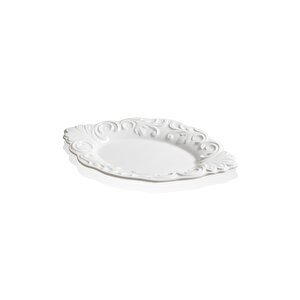 Grande Servis Tabağı Beyaz 44x29 Cm Grd0016