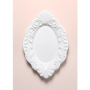 The Mia Grande Servis Tabağı Beyaz 44x29 Cm Grd0016