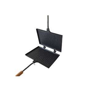 3292 Döküm Ocak Üstü Tost Makinesi